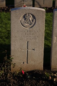 Lijssenthoek Military Cemetery - Jarvis, F