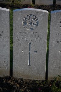 Lijssenthoek Military Cemetery - Jeffcott, A