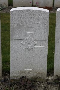 Lijssenthoek Military Cemetery - Jordan, Arthur Stanley