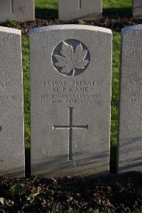 Lijssenthoek Military Cemetery - Kane, H P