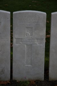Lijssenthoek Military Cemetery - Kane, J E
