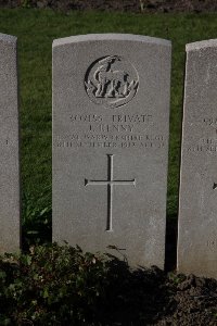 Lijssenthoek Military Cemetery - Kenny, J