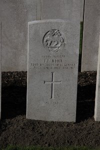 Lijssenthoek Military Cemetery - Kent, Ernest Edward