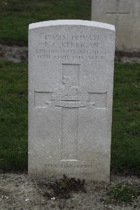 Lijssenthoek Military Cemetery - Kerrigan, Ernest Cuthbert
