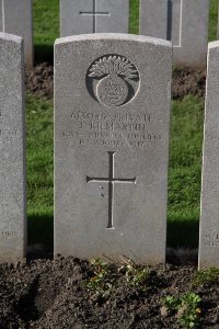 Lijssenthoek Military Cemetery - Kilmartin, J