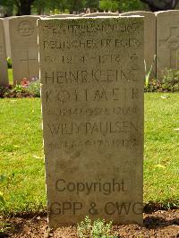 Lijssenthoek Military Cemetery - Kleine-Kollmeier, Heinrich