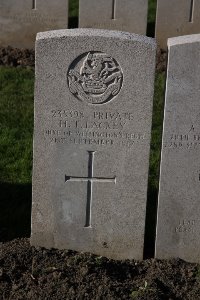 Lijssenthoek Military Cemetery - Lackey, H T