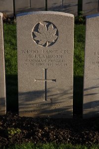Lijssenthoek Military Cemetery - Lamborn, Douglas John