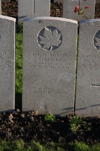 Lijssenthoek Military Cemetery - Letcher, George Henry