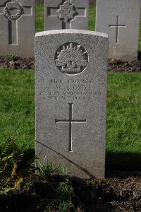 Lijssenthoek Military Cemetery - Lloyd, William