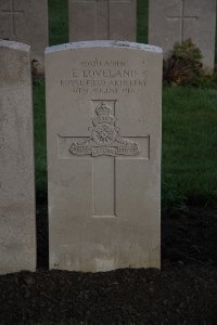 Lijssenthoek Military Cemetery - Loveland, E