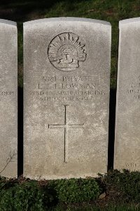 Lijssenthoek Military Cemetery - Lowman, Lancelot John Thornburn