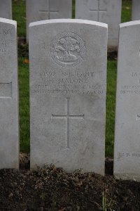 Lijssenthoek Military Cemetery - Malone, Michael