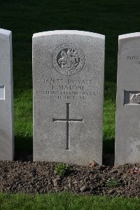 Lijssenthoek Military Cemetery - Malone, T
