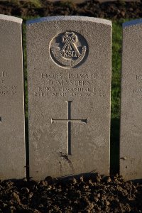 Lijssenthoek Military Cemetery - Masters, D