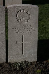 Lijssenthoek Military Cemetery - Mathieson, Donald Ross