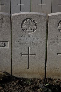 Lijssenthoek Military Cemetery - McBeth, William John