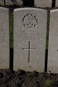 Lijssenthoek Military Cemetery - McCormack, Ernest Albert