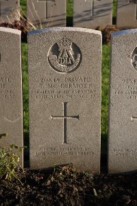 Lijssenthoek Military Cemetery - McDermott, J