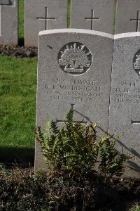Lijssenthoek Military Cemetery - McDougall, David Robertson