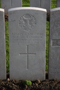 Lijssenthoek Military Cemetery - McKendrick, A Robertson