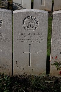 Lijssenthoek Military Cemetery - McMurray, Leopold James