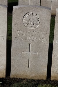 Lijssenthoek Military Cemetery - McNamara, David