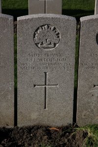 Lijssenthoek Military Cemetery - Middleton, Frank Hastings