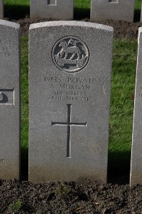 Lijssenthoek Military Cemetery - Morgan, A