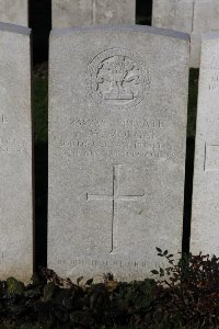 Lijssenthoek Military Cemetery - Morgan, Alfred William
