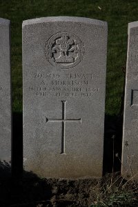 Lijssenthoek Military Cemetery - Morrison, A