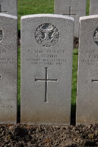 Lijssenthoek Military Cemetery - Munro, J