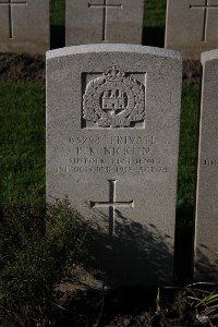 Lijssenthoek Military Cemetery - Nicklin, P R