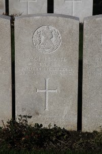 Lijssenthoek Military Cemetery - Parker, T