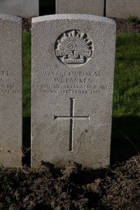 Lijssenthoek Military Cemetery - Parkes, William