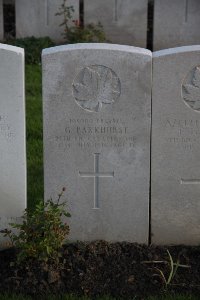 Lijssenthoek Military Cemetery - Parkhurst, George