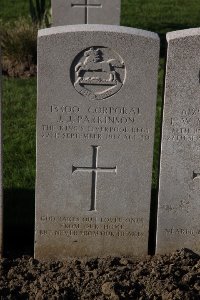 Lijssenthoek Military Cemetery - Parkinson, John James