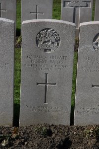 Lijssenthoek Military Cemetery - Parks, Ernest