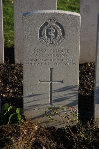 Lijssenthoek Military Cemetery - Parsons, Arthur John