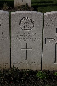 Lijssenthoek Military Cemetery - Parsons, Frederick William