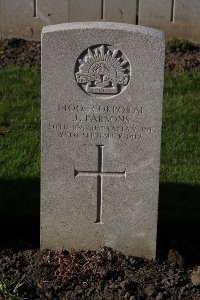 Lijssenthoek Military Cemetery - Parsons, John
