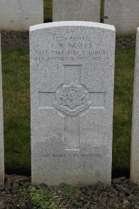Lijssenthoek Military Cemetery - Pasley, E N