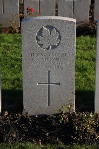 Lijssenthoek Military Cemetery - Patenaude, O