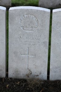 Lijssenthoek Military Cemetery - Pegram, Albert George