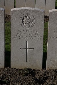Lijssenthoek Military Cemetery - Platts, James