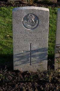Lijssenthoek Military Cemetery - Price, G