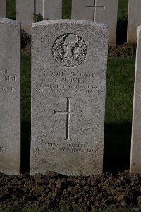 Lijssenthoek Military Cemetery - Purves, John