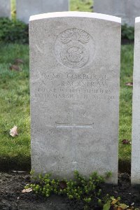 Lijssenthoek Military Cemetery - Rackstraw, Albert Victor