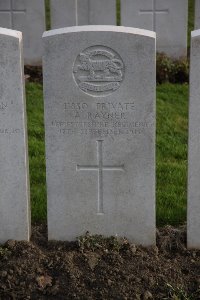 Lijssenthoek Military Cemetery - Rayner, A