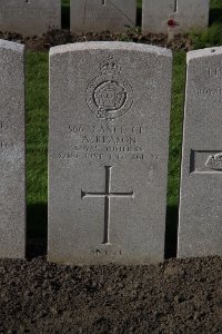 Lijssenthoek Military Cemetery - Reason, A